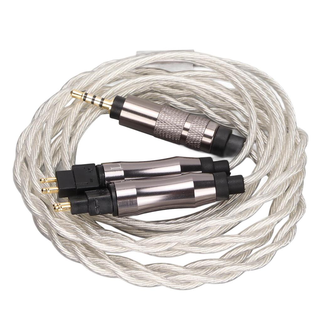 36 Core Upgrade Earphone Cable Silver Plate Replacement Cable for Sennheiser HD414 HD650 HD600