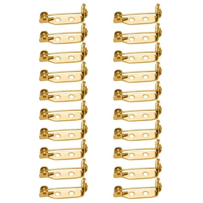 20x Brož 20/25/32mm Zapínání na zadní straně Bezpečnostní odznaky Šperkařské komponenty pro DIY řemesla