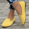 Large Size Single Shoes Women's Summer European and American Flat-bottomed One-step Peas Shoes