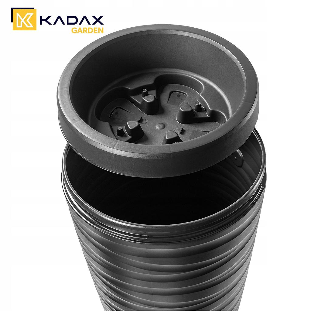 KADAX Rainwater Tank 240L Water Barrel Container With Tap Pot Large