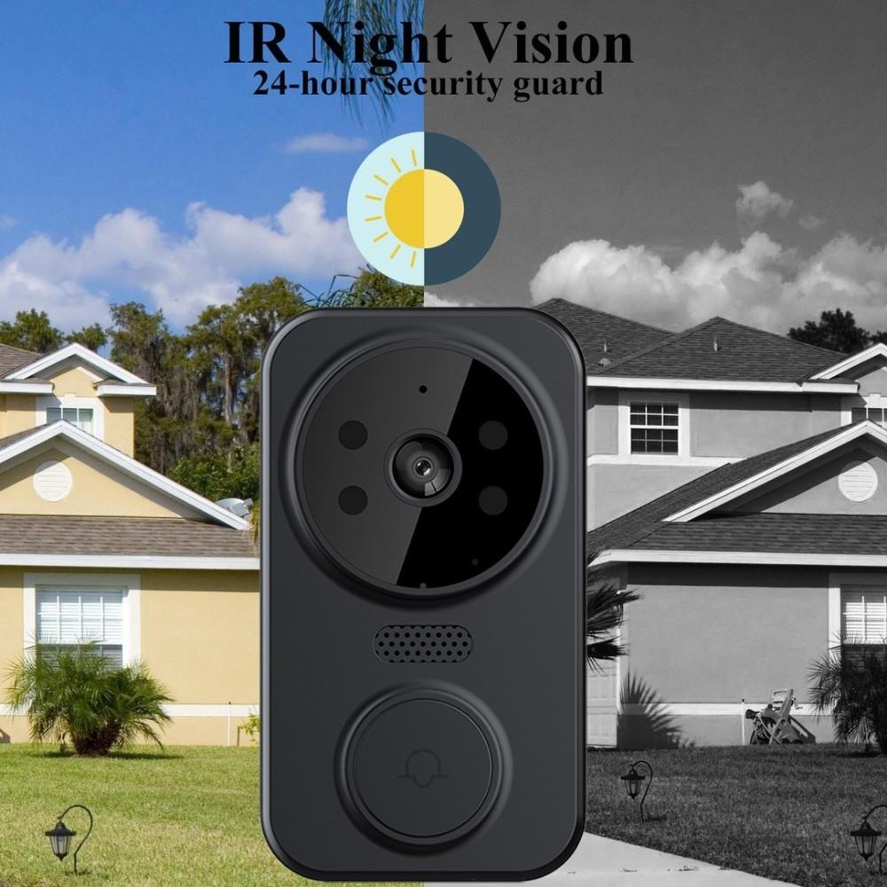 Night Vision Visual Intercom Doorbell Electronic Cat Eye Smart Home Door Bell  Outdoor