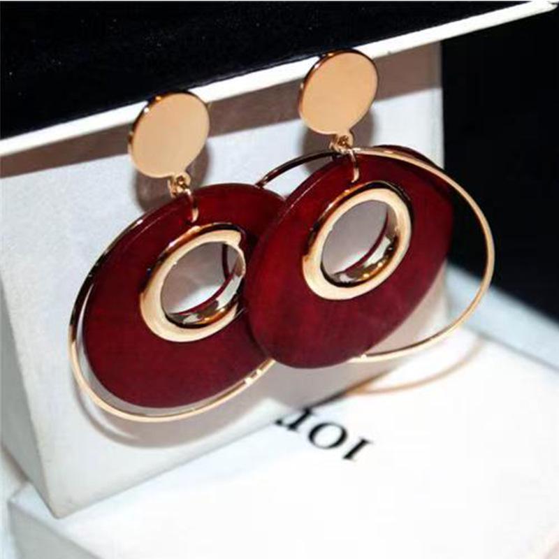 

Трендовые серьги-кольца с черным кругом из серебряной иглы: Длинные серьги-гвоздики для женщин в европейско-американском стиле