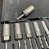 15Pcs 5.5-19mm Impact Socket Adapter 80mm Length Deepen Power Nut Driver Drill Bit Set for Power Tools 6.35Mm Hex Quick Adapter