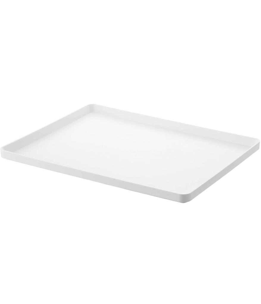 Yamazaki Tower W40 X D30 X 4294 Tray, White, Approx. H2cm, Square, Placemat, Simple,
