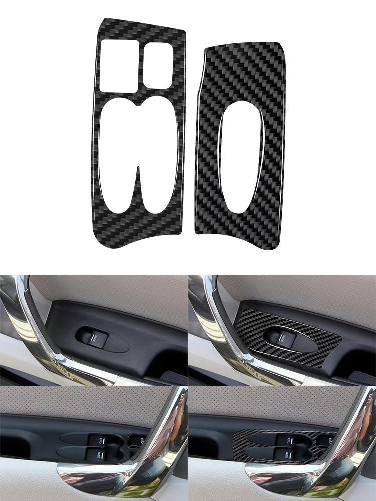 Black Car Interior Decoration Protection Carbon Fiber Sticker For Honda CR-Z 2011-2016 Auto Styling Accessories