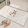 Toilet Floor Mat Entrance Quick Drying Foot Mat Absorbent Anti Slip Mat Bathroom Floor Mat