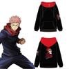 Jujutsu Kaisen Itadori Yuji Hoodie Met Geprint Ontwerp Voor Vrijetijdskleding En Cosplay