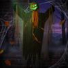 Animated Hanging Pumpkin Decoration Scary for Seasonal Decorating