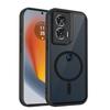 KEYSION Magnetyczne Etui na Telefon do Motorola Edge 50 Pro 5G Matowe Półprzezroczyste Przezroczyste Odporne na Wstrząsy Pokrowiec do Edge 50 Ultra 50 Fusion 5G