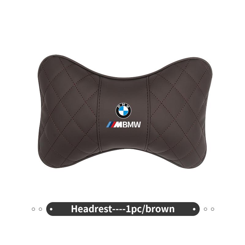EYAG3 For BMW Leather Car Seat Headrest Lumbar Support Interior Accessories E87 E70 E91 E30 G20 E92 E93 E60 E46 E90 G30 E53 X1