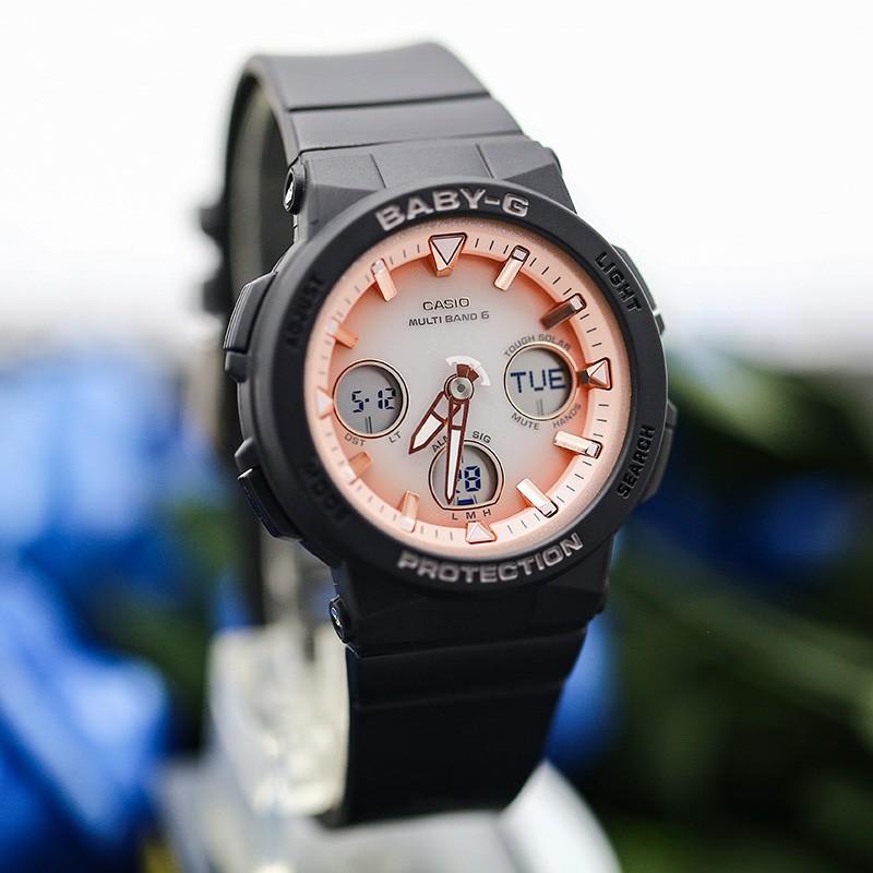 Casio BABY-G Series Beach Travel Series Heart of the Ocean Waterproof and Shockproof Outdoor Versatile Sports Quartz Movement Resin BGA-2500-1A2PRD