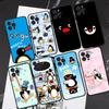 Funny Cartoon P-Pingu For IPhone 17 16 15 14 13 12 11 Pro Max 13 17Air Shockproof Soft Phone Cases Coque