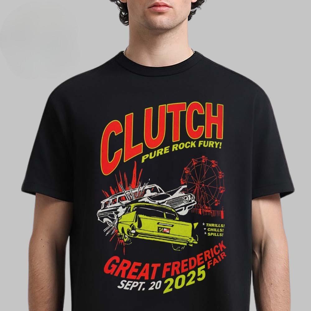 Nya Clutch Pure Rock Fury På The Great Frederick Fair den 20 september Unisex High-end Lyx är för både män och kvinnor Topp Y2k