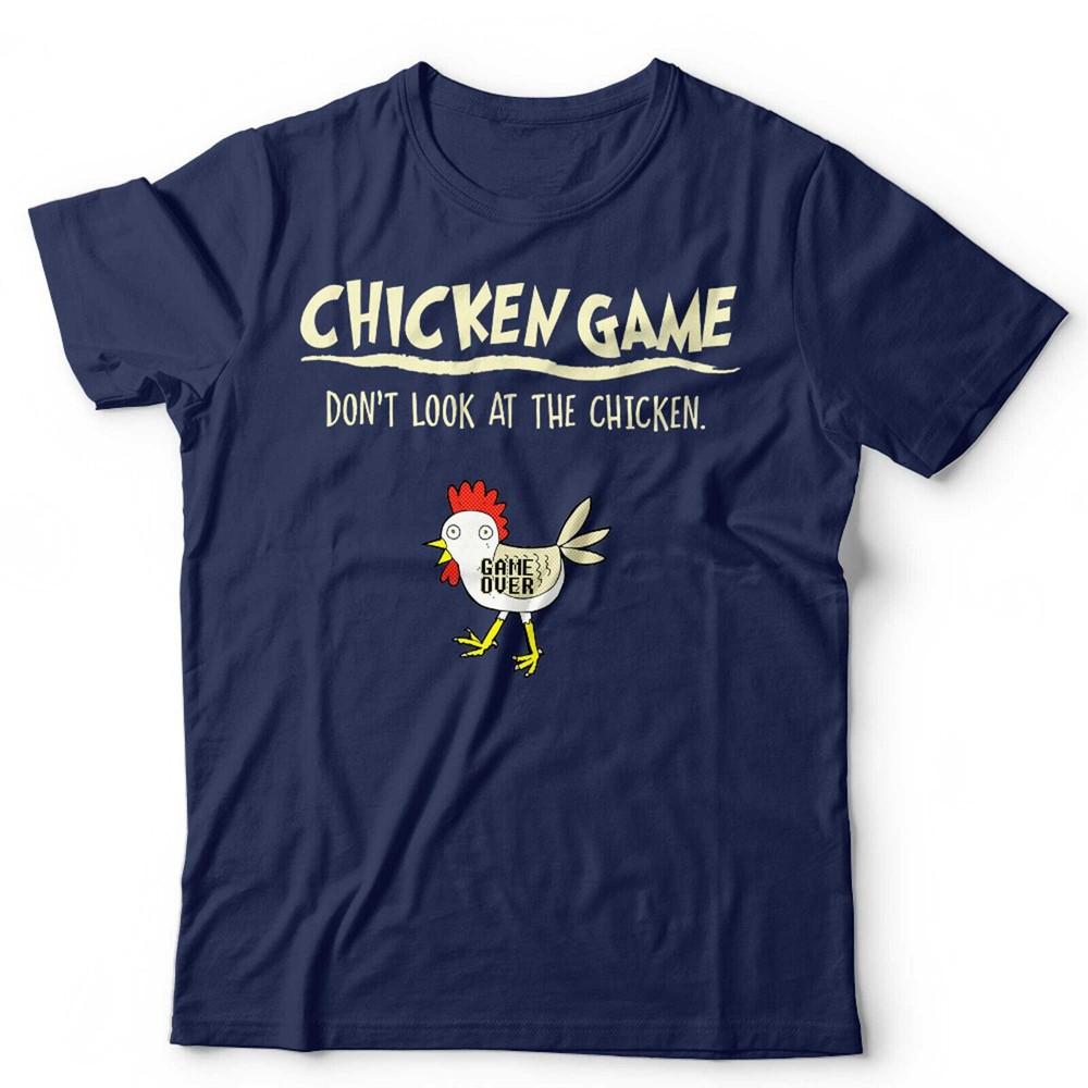 Chicken Game Tshirt Unisex Kids Funny Dont Look At The Chicken Sarcastic Retro