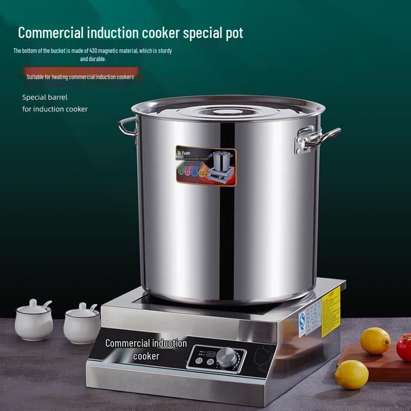 Nerezový indukční hrnec na polévku s kompozitním dnem