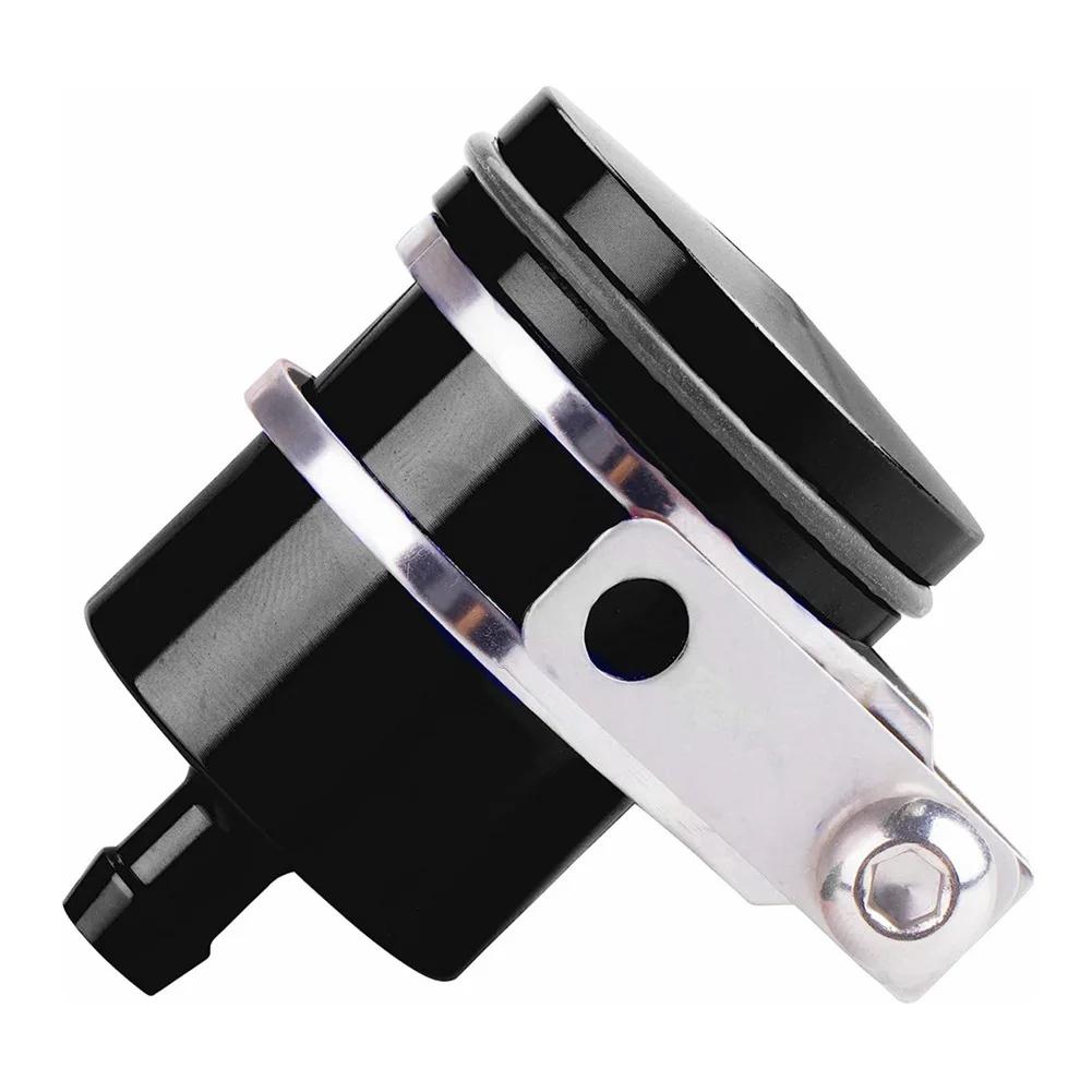 

Universal Aluminum Alloy Motorcycle Brake Fluid Reservoir Motorbike Rear Clutch Tank Oil Fluid Cup for DUCATI YAMAHA SUZUKI чёрный