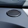 For Mazda CX-3 CX3 2017 2018     Car Stick Ide Audio Speak Sound Inner Front Dashboard Trims Circle Trim 2PCs