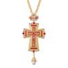 Multipurpose Crosses Necklace Pendant with Elegant Designs Unisex Fashion Accessory Jewelry with Adjustable Length Chain