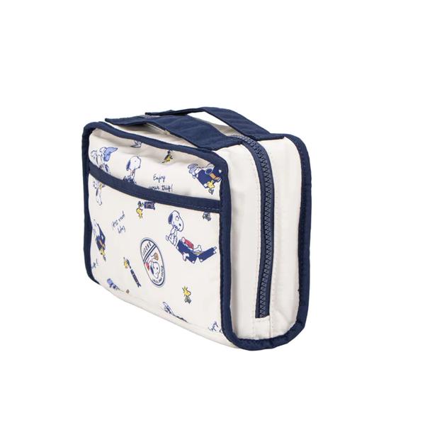 PEANUTS Snoopy Multi-purpose Pouch With Many Compartments (enjoy Your Trip)
