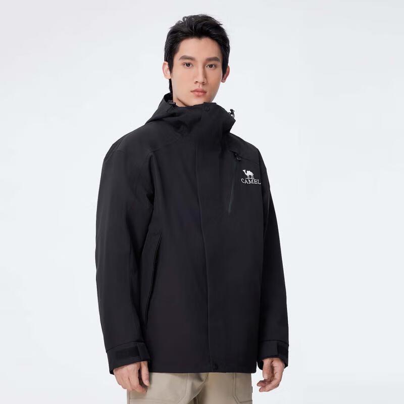 CAMEL A34CF00780 Unisex 3-in-1 Fleece Lined Outdoor Jacket