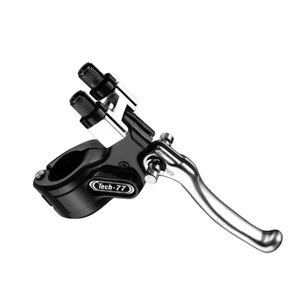 DIA-COMPE TECH77W Dual-cable brake lever, black/slip, left side (one side only)
