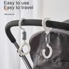 1/2 Stück Mommy Bag Haken Baby Kinderwagen Haken Clips 360 Grad Drehbar Haken Praktisches Kinderwagen Zubehör für Mama