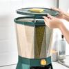 Rotating Divided Rice Dispenser with Moisture & Pest Protection