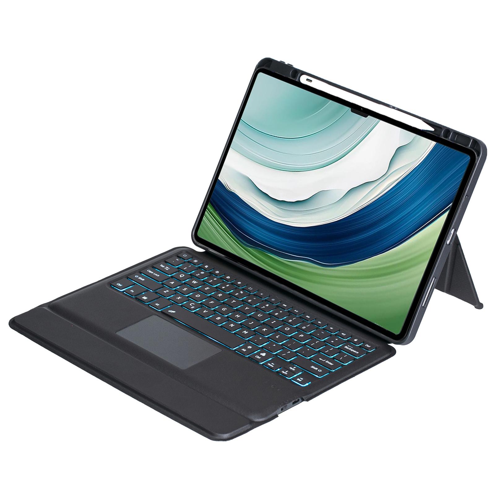 

TH18-AS For Huawei MatePad Pro 13.2 Leather Stand Cover+Backlit Touchpad Bluetooth-compatible Keyboard A