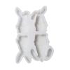 Bunnies Statue Silicone Candle Molds for Candle Soap Home Decoration Animal Shape Silicone Candle Molds for Epoxy Resin