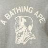 A BATHING APE Long sleeve reversible sweatshirt trainer gray Men's Used
