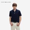 Tommy Hilfiger Men's Short Sleeve Pique Polo Shirt with Contrast Placket
