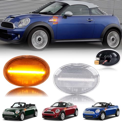 

Светодиодные боковые указатели поворота NEIFILES для Mini R55 R56 R57 R58 R59 BMW MINI Clubman One Cooper S Coupe Roadster Мигающий тип Замена автомобиля