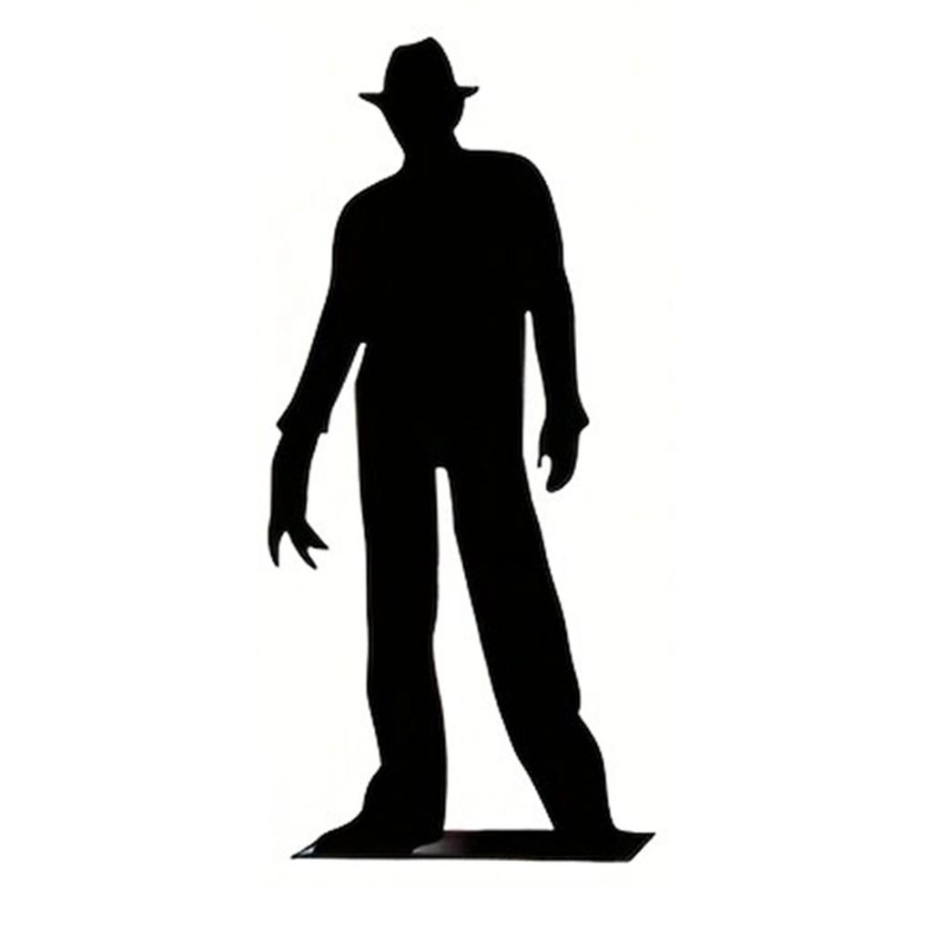 ჰელოუინის დესკტოპის ჩრდილების ფიგურების ორნამენტები ლითონის ფხვნილის საფარით მაგიდის ზედაპირი სახლის დეკორაციები 6 ინჩი