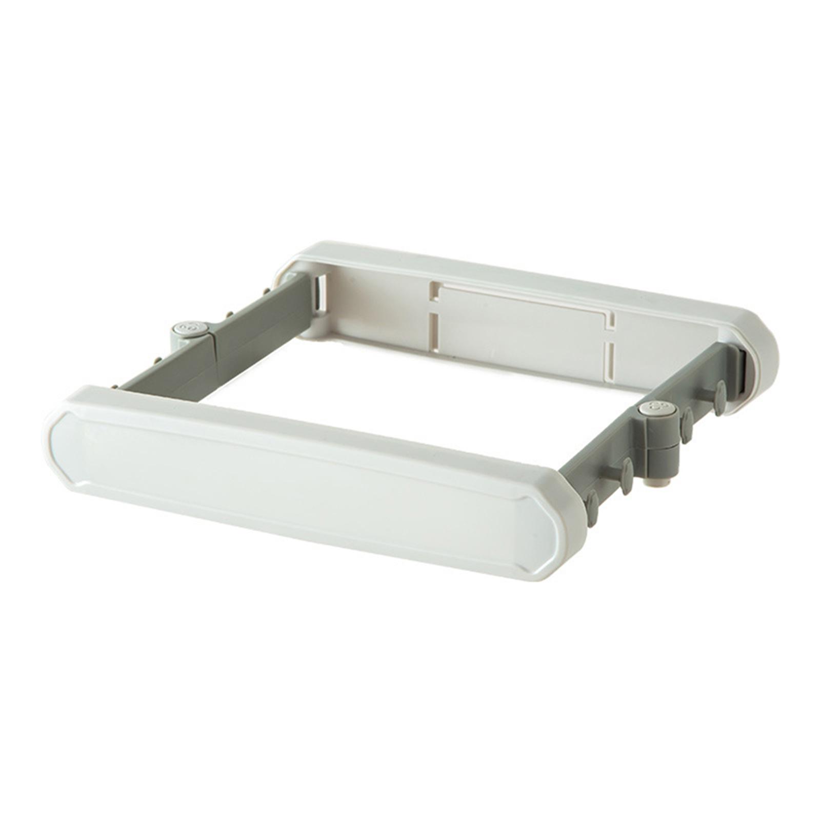 

Kitchen Trash Rack Portable Cabinet Door Garbage Bags Holder Plastic Closet Garbage Storage Holder Kitchen Organizer Dish Rack белый