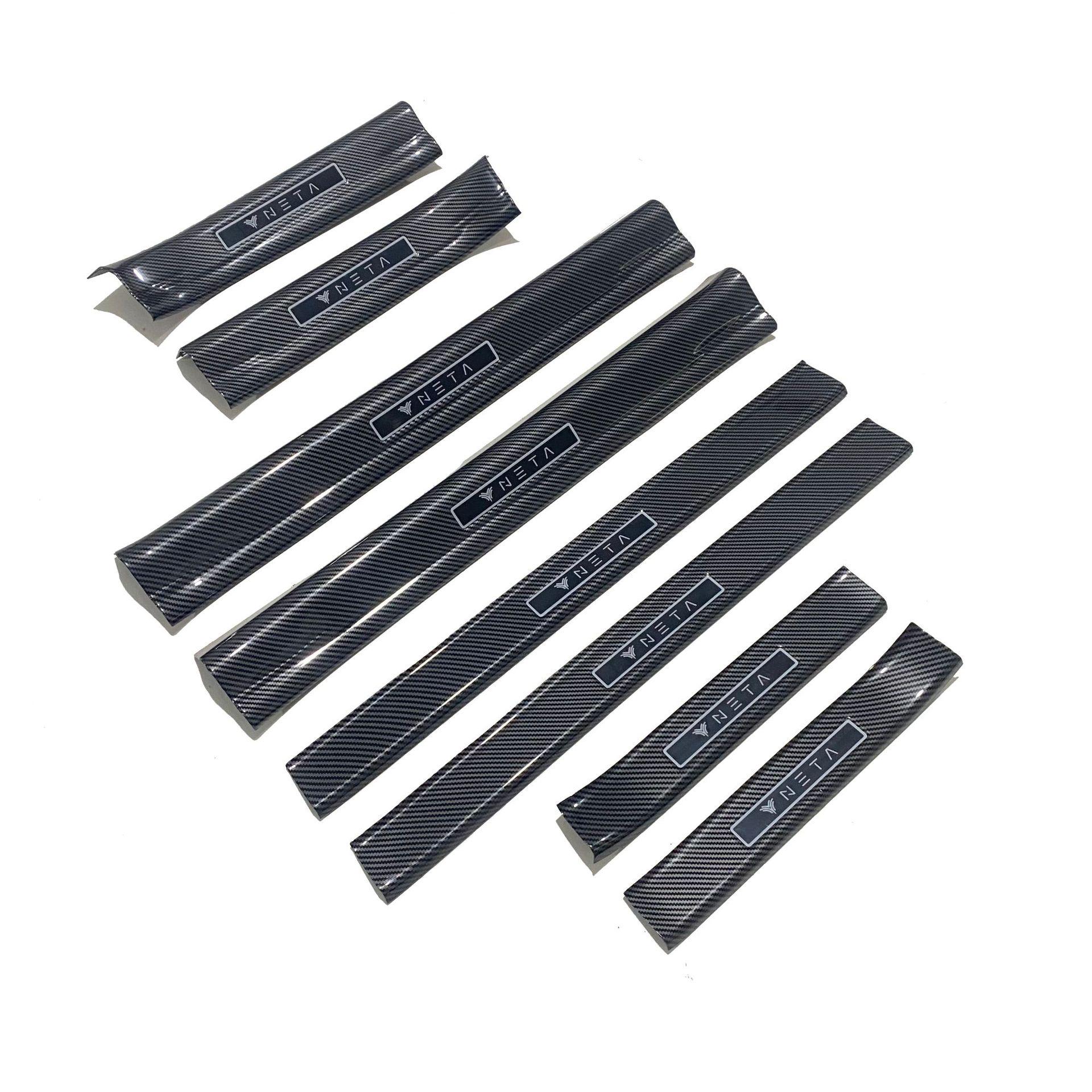 

Незха У Защитная накладка на порог - Декор салона автомобиля и наклейка на педаль против скольжения Nezha U Carbon Fiber Pattern Outer Sill Strip