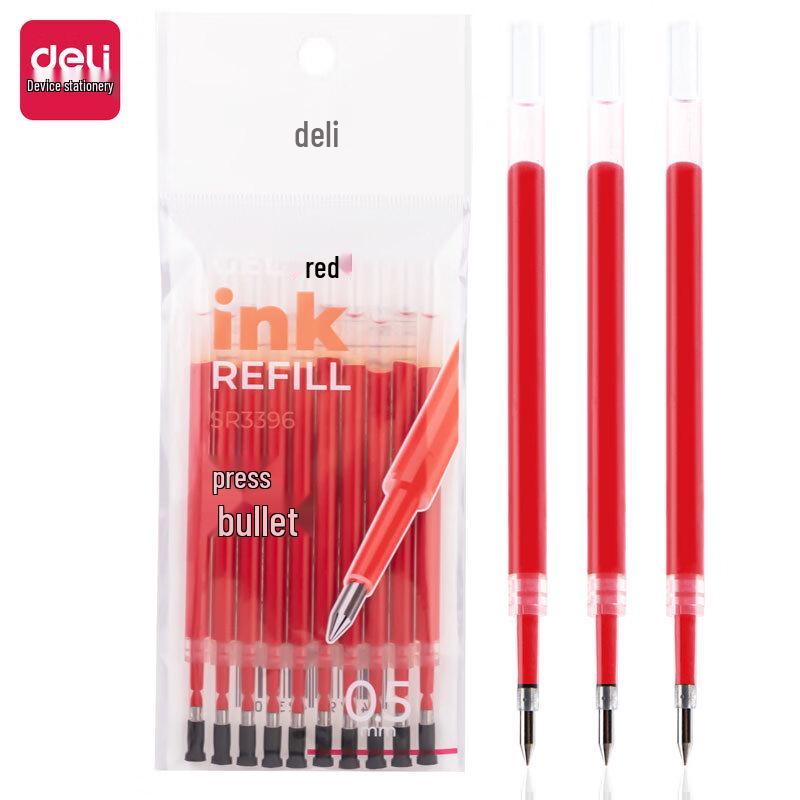 Deli 0.5mm Quick-Dry Gel Pen Refills
