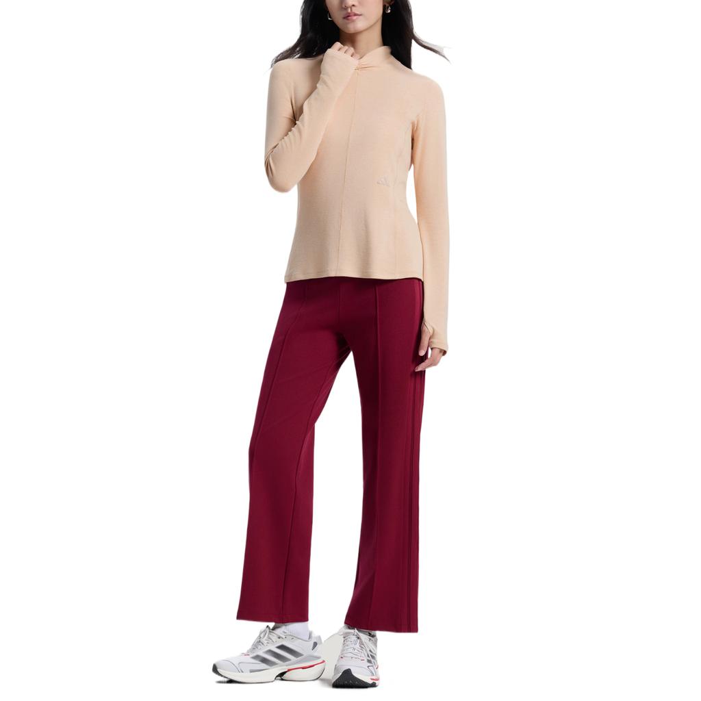 adidas Samuel Gui Yang Co-Created Long Sleeve Solid Color Pullover Regular T-Shirt Women Tops HY2120