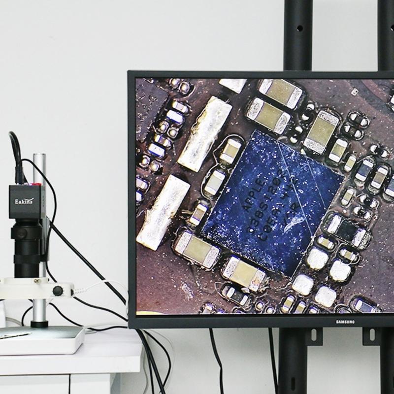 100X Magnification Digital Microscope Camera C-Mount Lens Zoom Microscope Eyepiece Magnifier Lens for Microelectronics