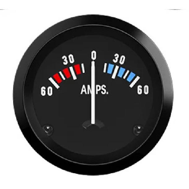 Vehicle Meter 12V Automobile Car Gauge 2" 52mm Water Temp Oil Temp Oil Press Fuel Volts Oil press kg Ammeter Gauge Black Shell