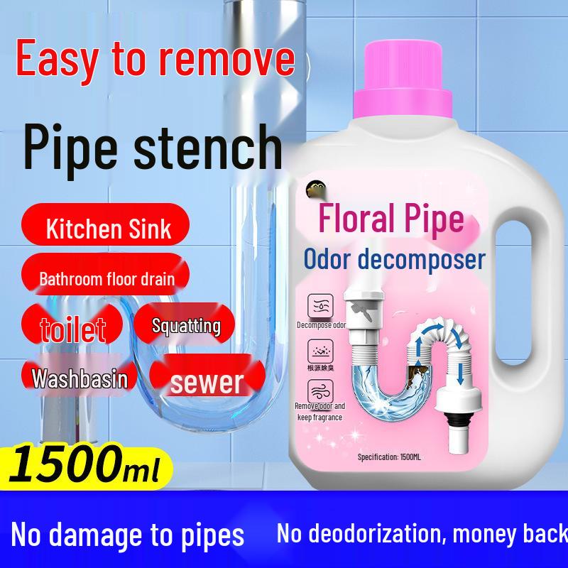 Bathroom Toilet Pipe Deodorizer - Eliminates Odor, Leaves Fresh Scent, Prevents Backflow - Free Shipping