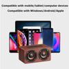 Wireless Bluetooth Soundbar Wooden Computer Speaker Portable HiFi Stereo Music Surround Music Player for iPhone Sumsung Xiaomi