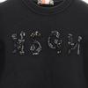 MSGM Made In Italy Long Sleeve Trainer Black Series Sweat Kid's Used