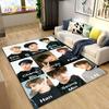 Stray Kids Kpop Singer Area Rug Large,Carpet Rug for Living Room Bedroom Sofa Doormat Decoration,  Kids Play Non-slip Floor Mat