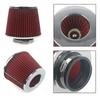For76mm/3-inch car cold air mushroom head intake pipe filter air aluminum set