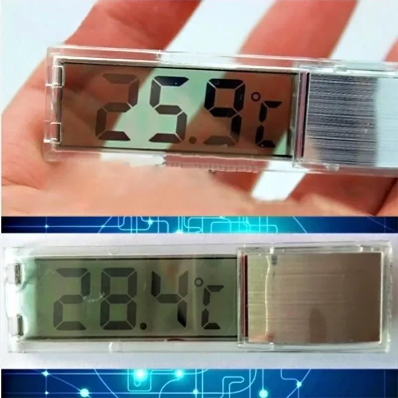 Aquarium Thermometer Elektronische LCD Digitalanzeige Aquarium Temperaturmessung Aquarium Temperaturmesser Aquarium Zubehör