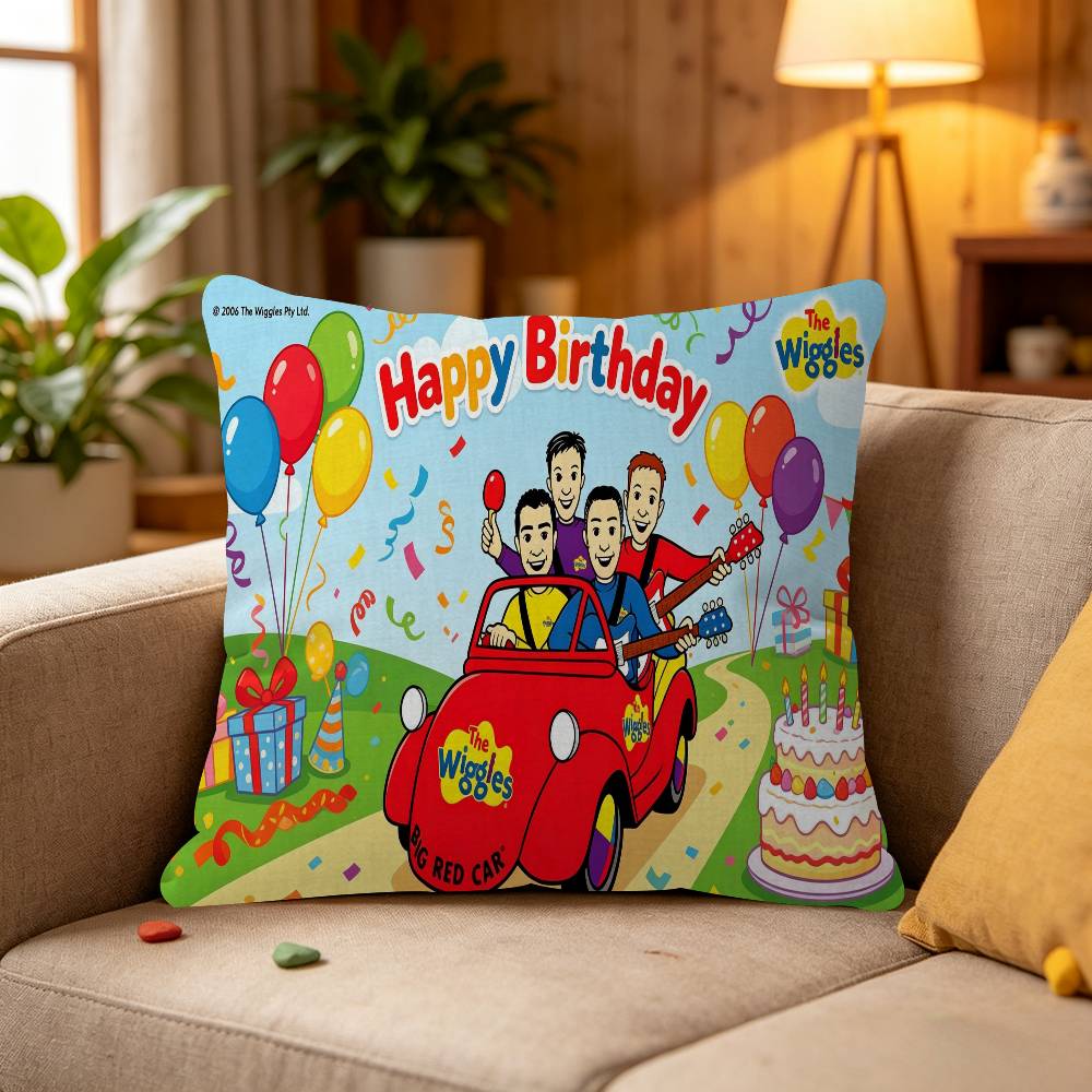 Customized The Wiggles Theme pillow cover sofa cushion cover home room decoration children gift
