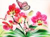 5D DIY Diamond Painting Orchid Rhinestone Pictures Full Round Diamond Embroidery Flower Crafts Kit Home Decor
