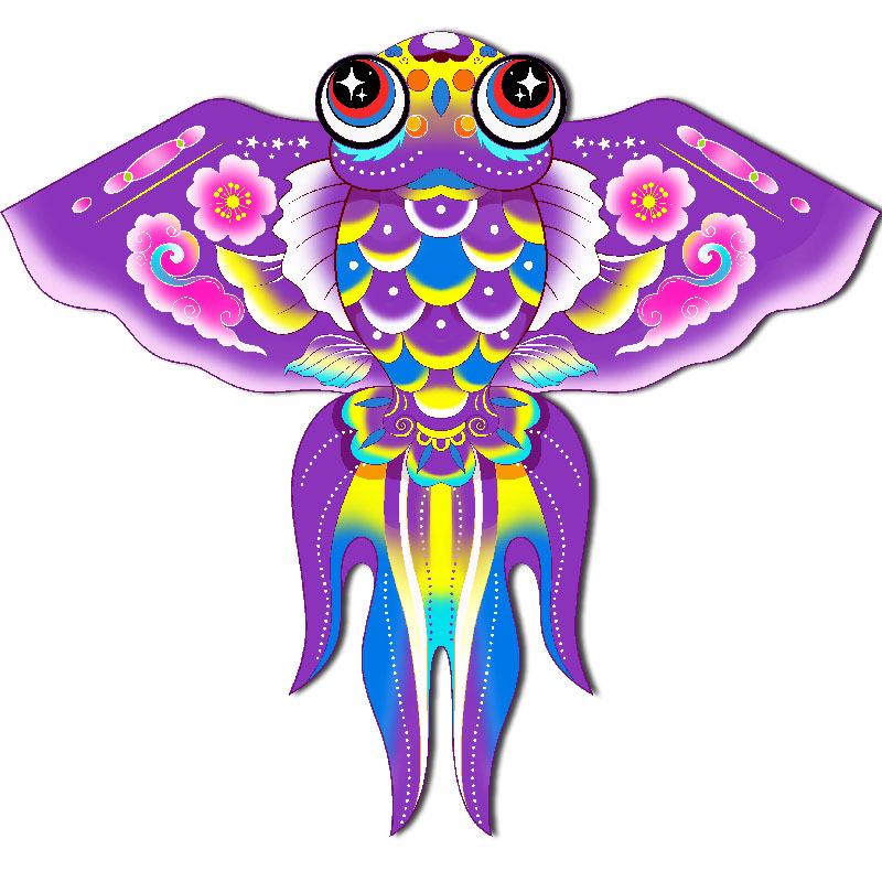 Weifang Colorful Goldfish Koi Kite: Children's Cartoon Animal Kite