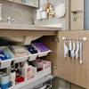 Badezimmer Waschbecken Unterschrank Ausziehbarer Lagerregal - Unter dem Waschbecken Kosmetik Organizer