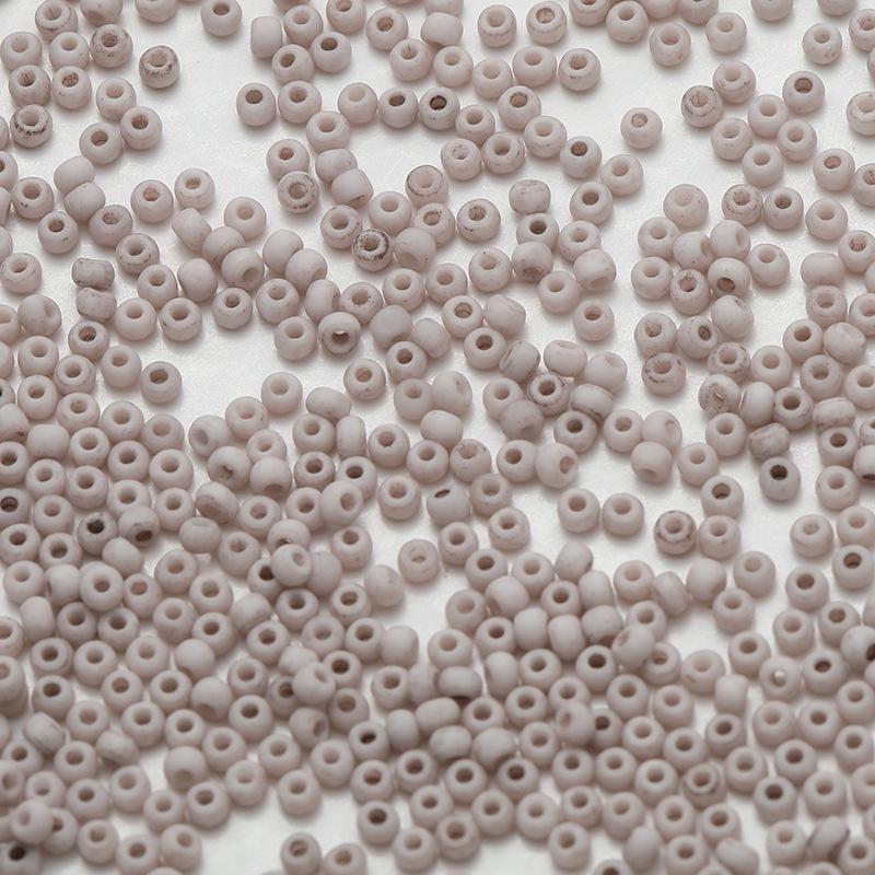2mm Frosted Round Seed Beads - Macaron Color Series, 10g Pack for DIY Jewelry & Beading
